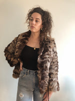 Cropped Fur Jacket