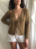 Tie Front Knit Top