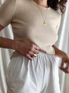 Silk + Cashmere Knit Top
