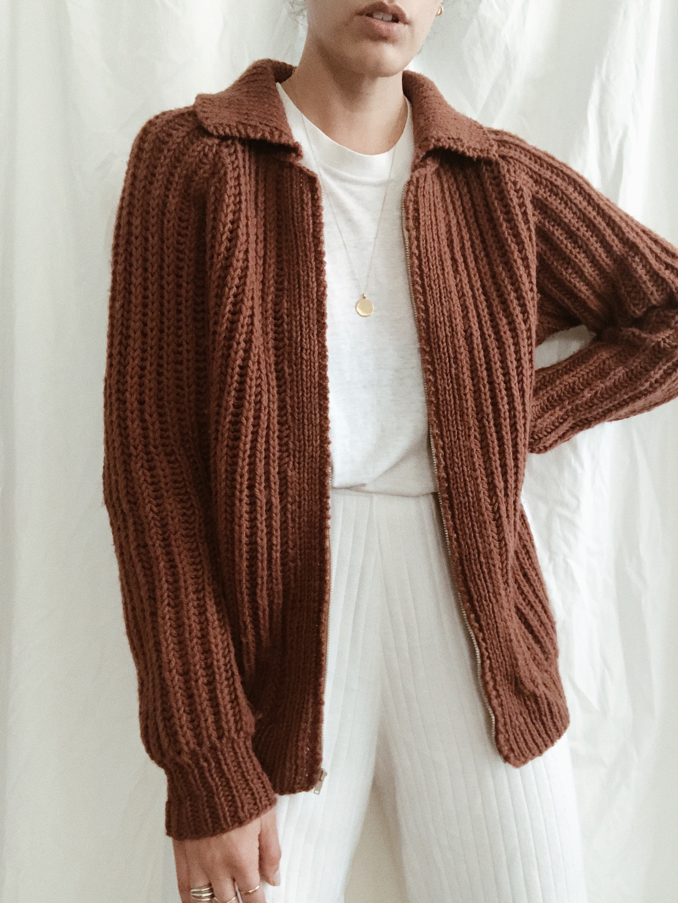 Rust Cardigan