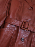 Belted Leather Jacket