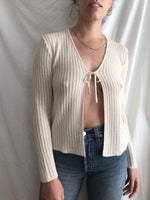 Tie Front Knit Top