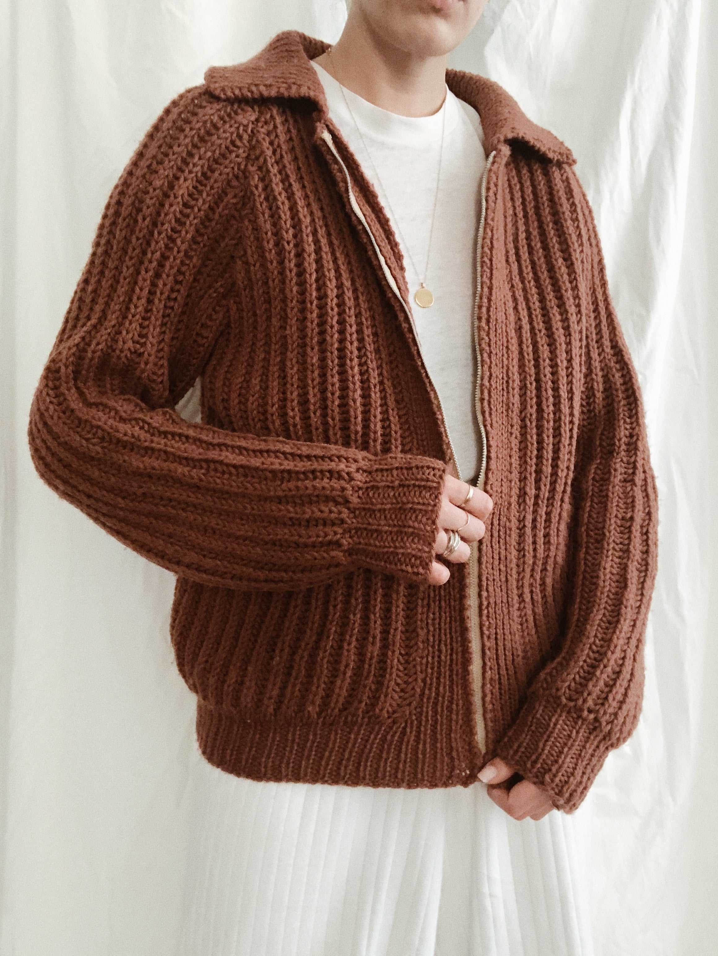 Rust Cardigan