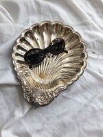 Silver Plated Shell Dish