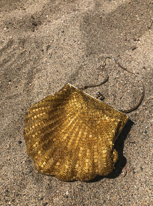 Beaded Shell Purse