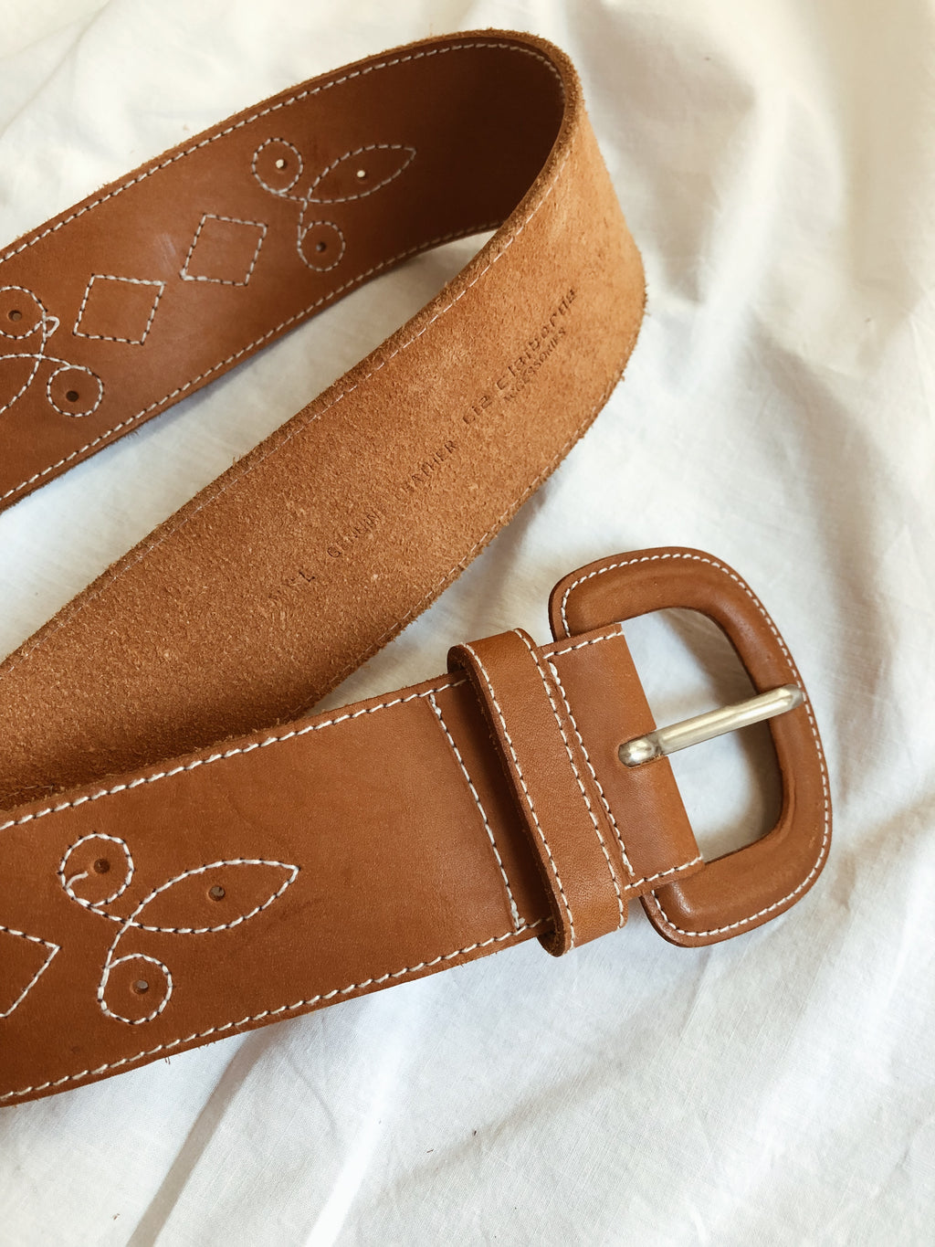 Wide Leather Belt